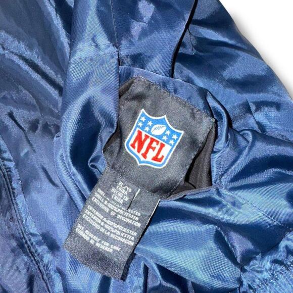 Rare! Vintage NFL Dallas Cowboys Reversible Jacket Men XL Fleece Y2K Star Logo - Picture 6 of 12